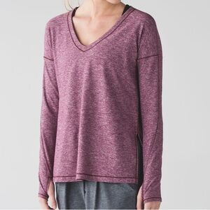 Lululemon Dash To Class Long Sleeve
Heathered Red Grape Size 8